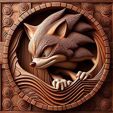 3D модель Соник из Sonic the Hedgehog (STL)